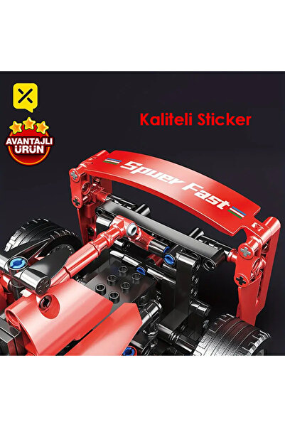DEER FORMULA 1 YARIŞ ARABASI MODELİ - MACHINE PLAYER BLOCK RACING CAR