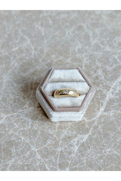 Reorah Collection Vintage Flower Glow Ring
