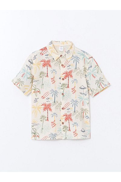 LC Waikiki Printed Cotton Boys' Shirts and Shorts 2-Pack