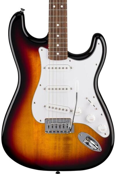 Genel Markalar Standard Stratocaster Laurel Klavye 3 Ton Sunburst Elektro Gitar