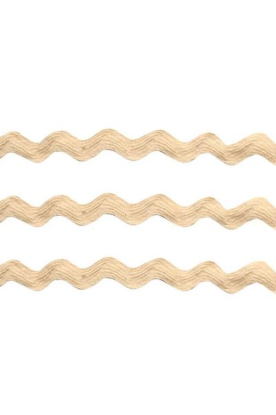 BEİLYS COSMETİCS & ACCESSORY 5 Meters Decorative Edge Trim to Buy Detailed Zigzag Color Cream
