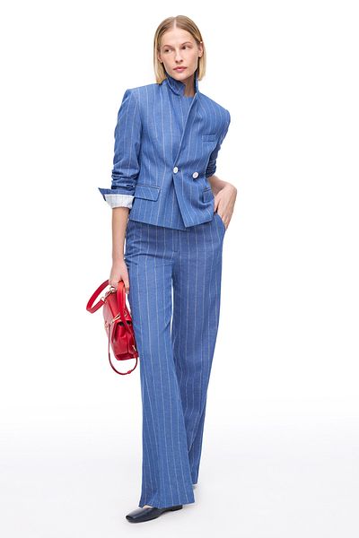 Perspective Indigo Necef Regular Fit High Waist Pants