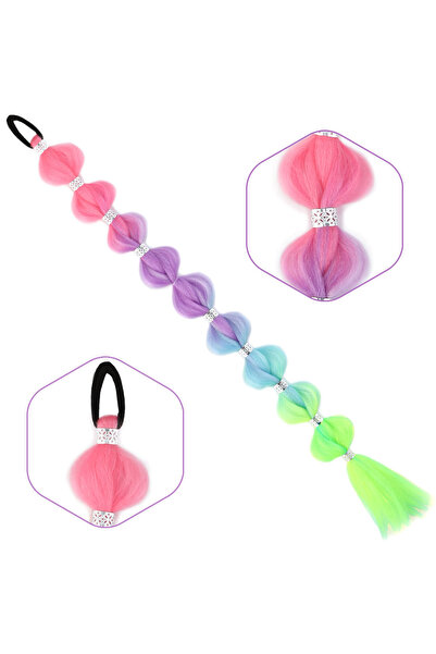 TAM TARZ Coada de cal elastică cu accesorii împletite - ACM15