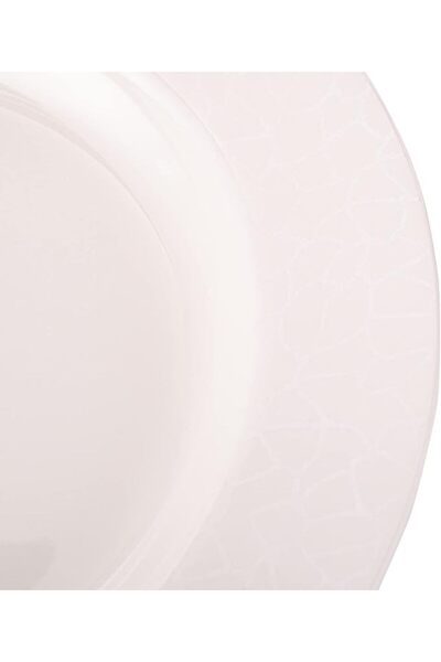AKDC Deep Plate L(25cmxW(25cm) xH(3cm) White Pearl