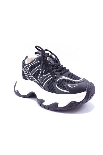 Guja 25Y324 Thick Sole Mesh Sports Shoes