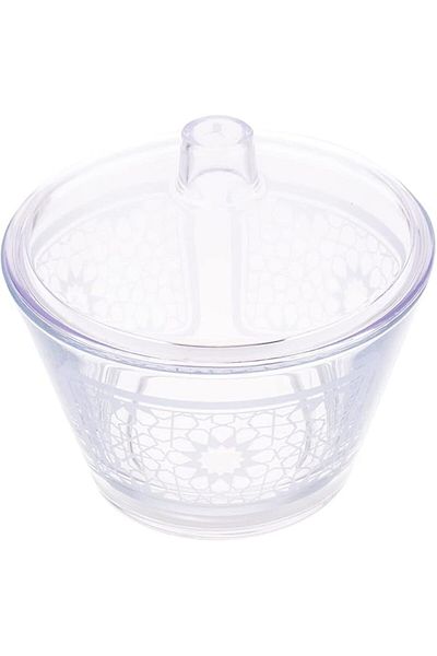 AKDC Sugar Bowl W/Lid L(10CM) XW(10CM) XH(10CM) White