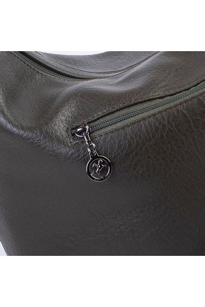 Nas Bag Geantă de umăr și crossbody pentru femei, cu textura moale, verde Victoria