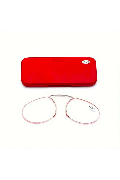 glasses accessory Practical Yasaki Reading Glasses Red +1.50