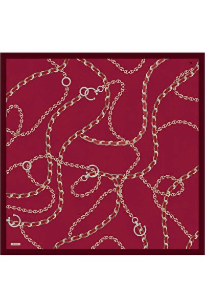 Armine Шарф Sura İpek 9346-32 Червоний з мішаним візерунком