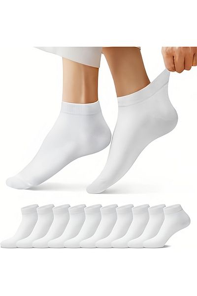 COOYA 5 Pairs Low Cut Ankle Socks for Women Men,Athletic Cotton Sock,Comfortable Breathable Non Slip