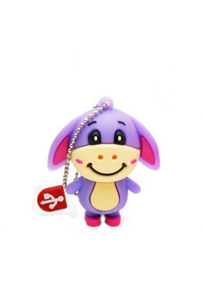 Choice 16GB Donkey 2 Cartoon Silicone USB 2.0 Flash Drive 32GB Cat U Stick 4GB Pen drive 128GB Cute Mini Ra