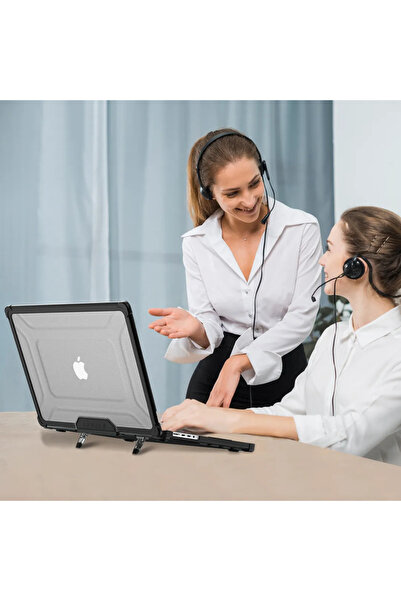 Levelo حافظة اسبكترو لجهاز ماك بوك اير 15.3 بوصة - اسود