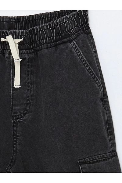 LC Waikiki Boy's Cargo Jeans Pants with Elastic Waist