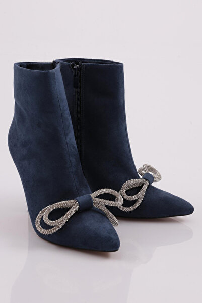 DGN Срібні жіночі чобітки на підборах Fiyontokali 6846535