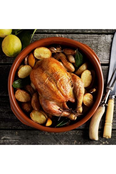 Regas CLAY ROUND DISH SPANISH MUD PLATE (32 CM)