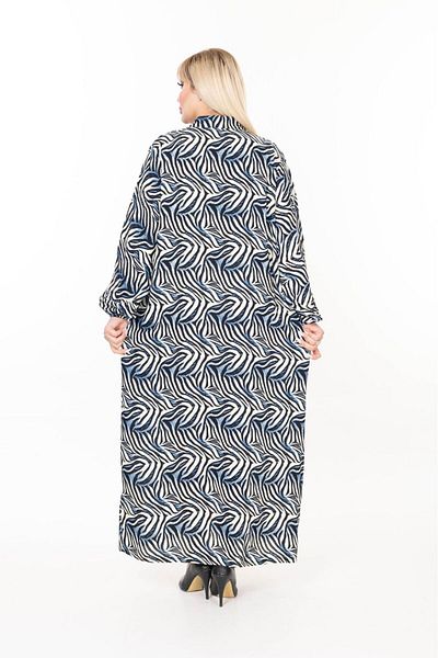 mervemoda γυναικείο μακρυμάνικο plus size υφαντό καλοκαιρινό μακρυμάνικο φόρεμα