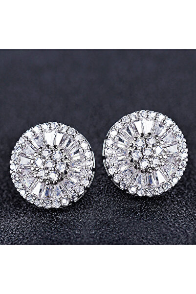 Choice E032 Huitan High Quality Stud Earrings with Brilliant Shape CZ Jewelry...