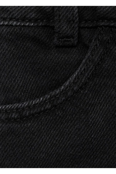 MANGO Baby Kruvaze Denim Pantolon Etek