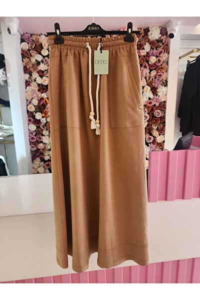 Kayra Women's Tobacco Color Skirt