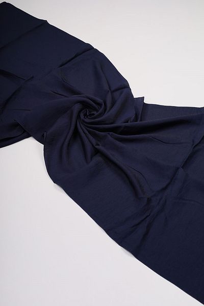 FİVE Πέντε μονόχρωμα Shine Begonia Shawl - Pattern-02 - Navy Blue