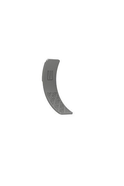 Levelo Graphia Imd Silicone Grip Case For iPhone 16 Pro Max- Gray