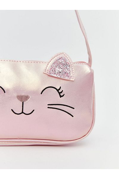 LC Waikiki New Season Animal Figured Girl's Baguette Bag - S5J693Z4