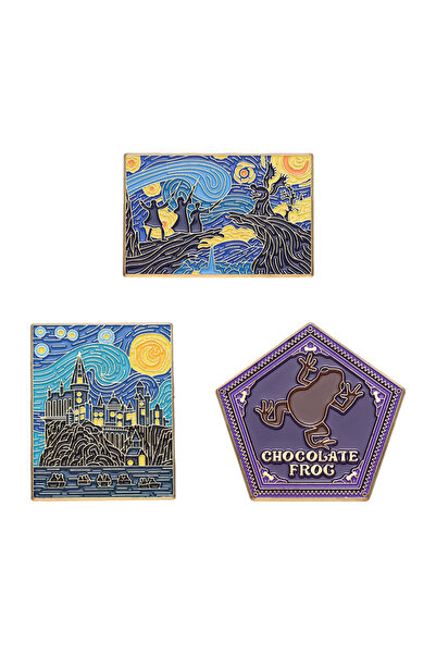 Choice TZ1128 دبابيس مطلية بالمينا، 3-5 قطع/مجموعة، مستوحاة من لوحات زيتية، ب...