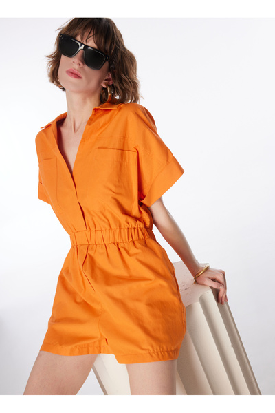 Fabrika Turuncu Kadın Basic Tulum LONDA