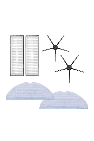 ROPALDE Σετ ανταλλακτικών 6 τεμαχίων συμβατό με Roborock S7, S7 Max V, S7 Max V Ultra, S7 Pro Ultra Robot Vacuum Cleaner