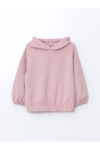 LC Waikiki Lcw Hooded Girl's Sweatshirt and Sweatpants Bottom 2-Pack