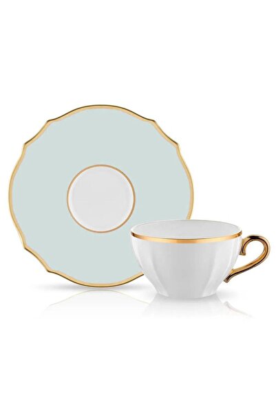 ÇIRPAN EV KOLEKSİYON EVA POEM MAVİ ÇAY FİNCANI 1 KİŞİLİK