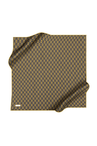 Pierre Cardin Eșarfă din satin creponat Pierre Cardin cu model logo