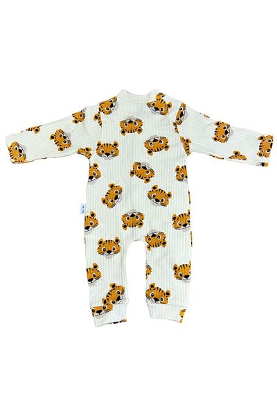 FEBA STORE Tiger Pattern &100 Cotton Jumpsuit
