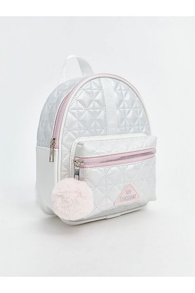 LC Waikiki New Season Pompom Λεπτομερές σακίδιο πλάτης για κορίτσια - S5JH63Z4