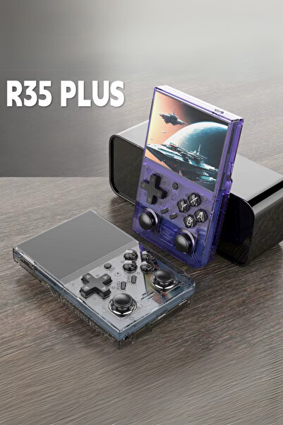L'eDoren DR35 Plus Taşınabilir Retro Oyun Konsolu Linux Sistemi 64G Kart 1500...
