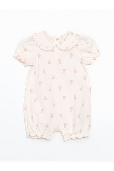 LC Waikiki Lcw Baby Bow Baby Girl Rompers and Headband 2-Pack