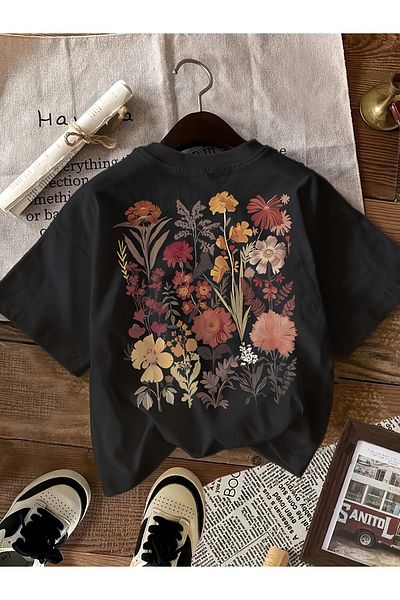 uyguntarz Μπλουζάκι με στάμπα Flovers