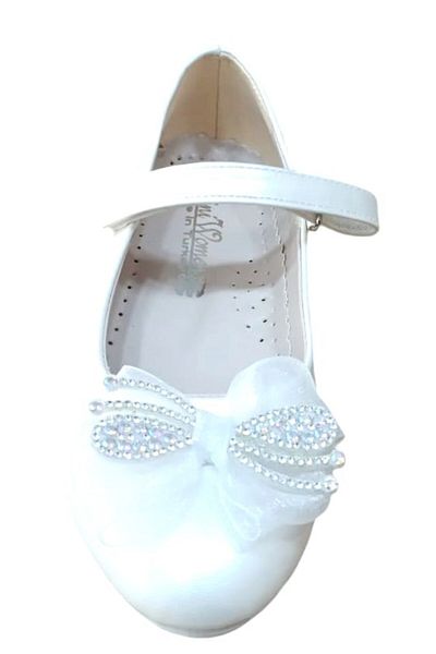 MİNİ WOMEN Mini Women 0225 Girl's Stoned Bow Ballerina Ballet