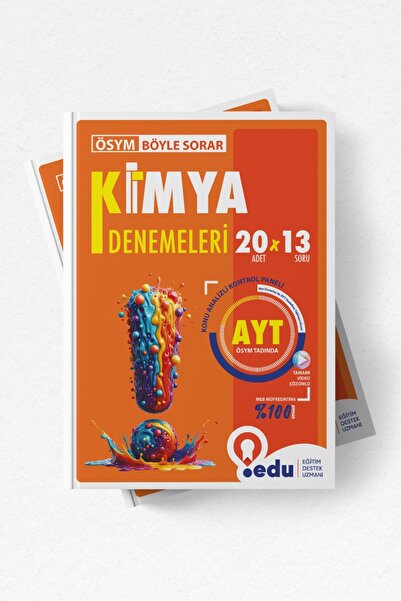 EDU YAYINLARI (EĞİTİM DESTEK UZMANI) Edu Yayınları Ösym Böyle Sorar AYT KİMYA...