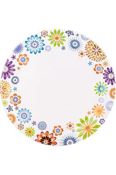 AKDC SRV FF DINNER PLATE 28CMX28CMX2CM White