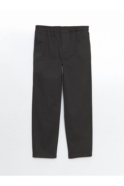 LC Waikiki Ανδρικό παντελόνι Chino LCWAIKIKI Classic Anthracite Standard Fit Gabardine