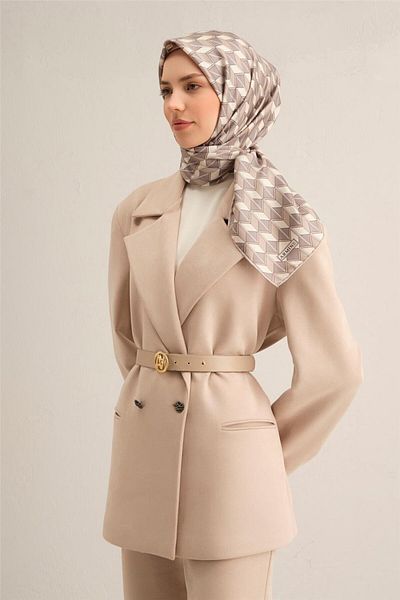 Armine Φουλάρι με σχέδιο - Pure Silk Twill 9309-86