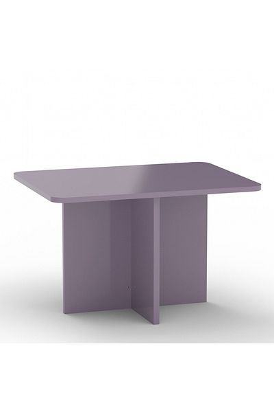 Mahmayi Modern Ergonomic Child Desk for Kids, 80x50cm, Round Edges Ideal for Toddlers-Purple