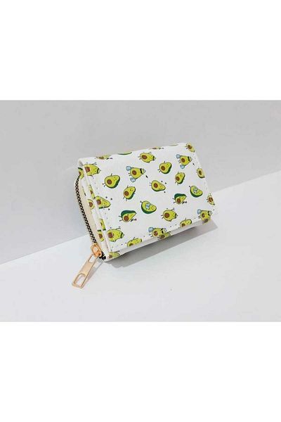 LEXA Avocado Patterned Children's Wallet