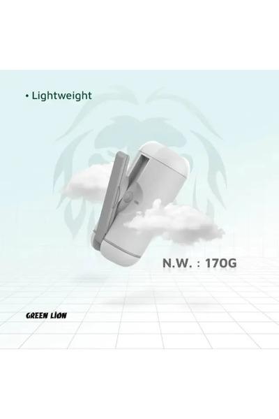 Green Lion بخاخ بيديه محمول 450 مللي أمبير - أبيض