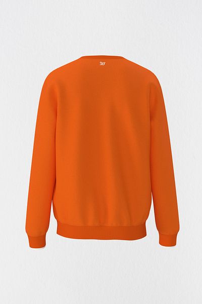 FANA Men's Sweatshirt Two Colors Ribbed Without Print