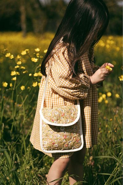 Lalia Strap Flower Patterned Girl's Bag