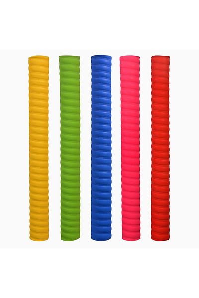 DSC Coil Colored Cricket Bat Grip | Pack of 1 |  Rubber | Enhanced Control| Comfortable Fit