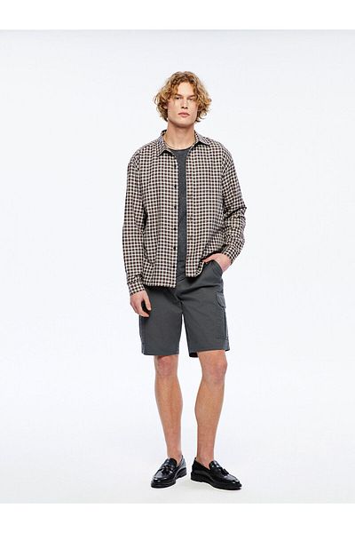 LC Waikiki Regular Fit Long Sleeve Plaid Men's Shirt