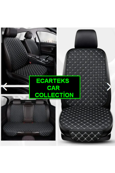 Ecarteks مجموعة وسائد واقية لمقعد السيارة سهلة التركيب من Ecteks مع جيوب مضاد...